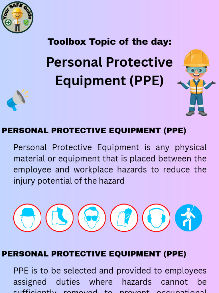 Post 4 Personal Protective Equipment | PDF