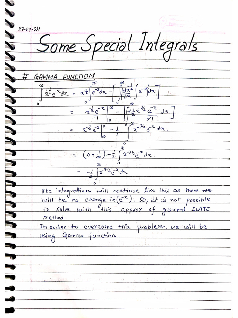 Gamma Beta Function 1 | PDF