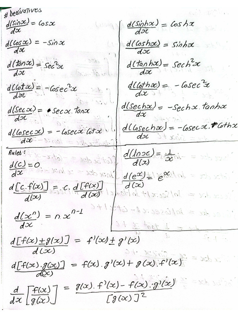 Common Formulas | PDF