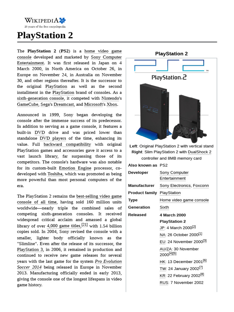 PlayStation 2 | PDF