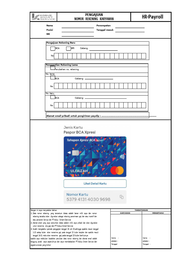New Form Join KSS August 2024 | PDF
