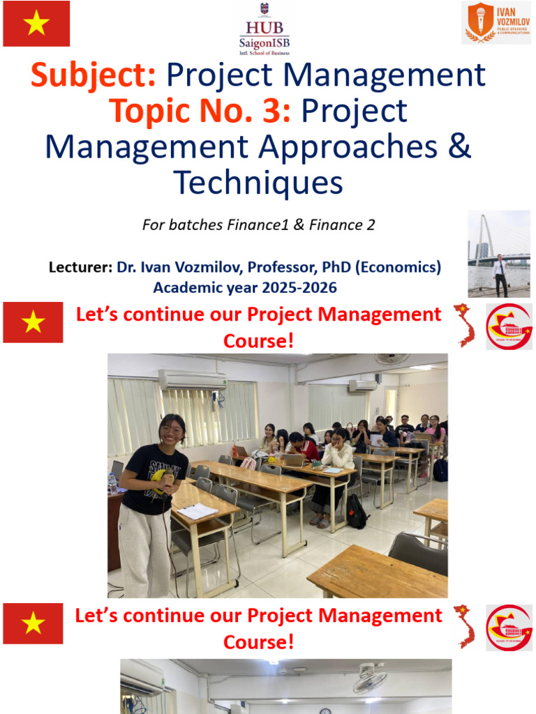 Project Management - Session 3 | PDF