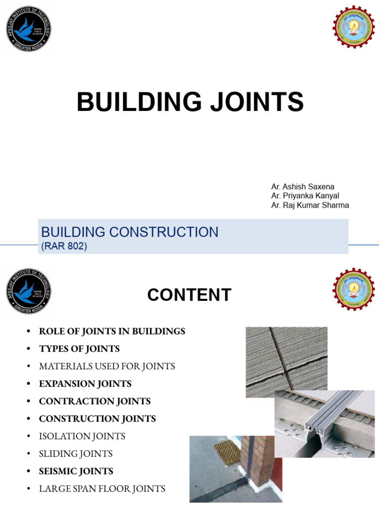 Building Joints | PDF