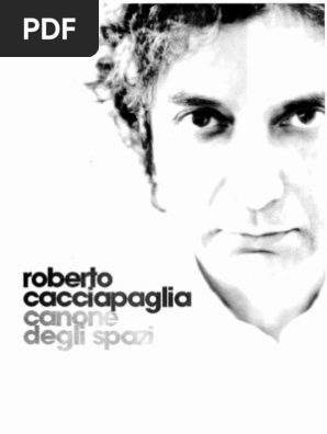 Roberto Cacciapaglia Canone Degli Spazi roberto cacciapaglia canone degli spazi