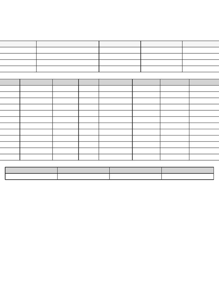 Rent Register Template | PDF