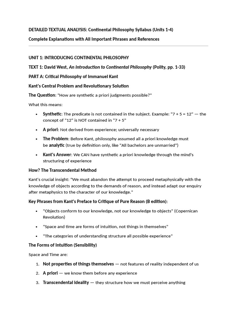 Detailed Textual Analysis | PDF