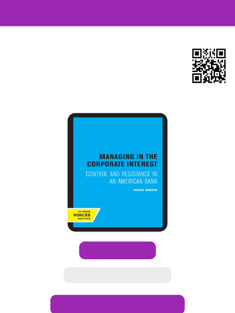 Managing in The Corporate Interest Control and Resistance in An ...