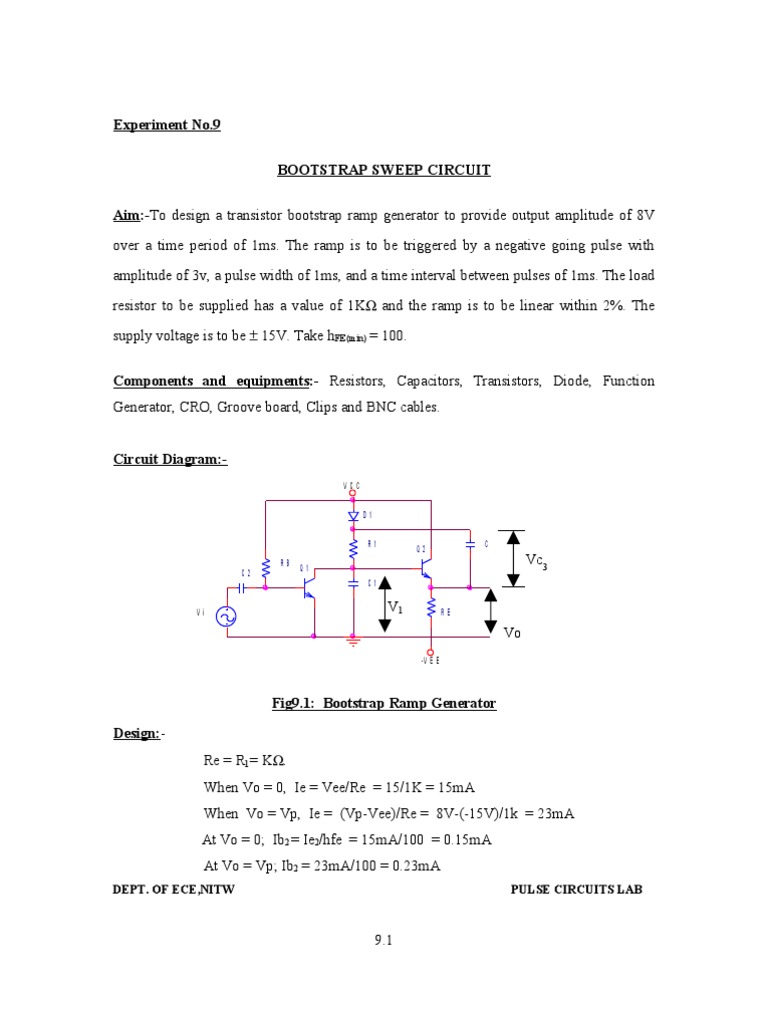 10.boot Strap Sweep | PDF | Electrical Engineering | Physical Quantities