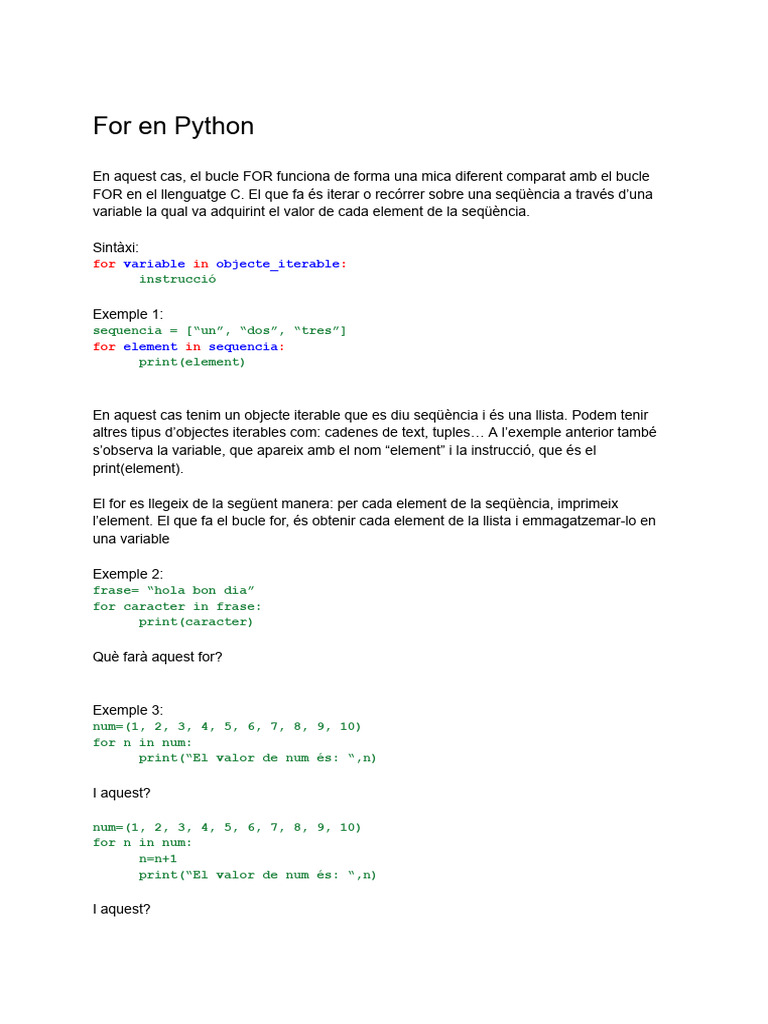 For en Python | PDF