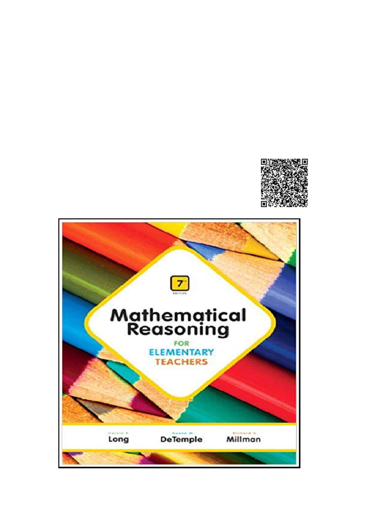 (Ebook PDF) Mathematical Reasoning For Elementary Teachers 7th Edition ...