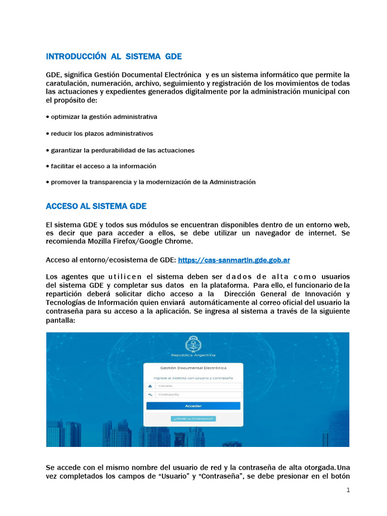 Módulo 1 - GDE | PDF
