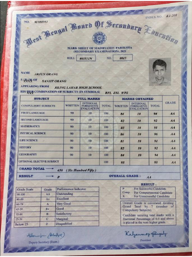 Marksheet Compressed Low | PDF