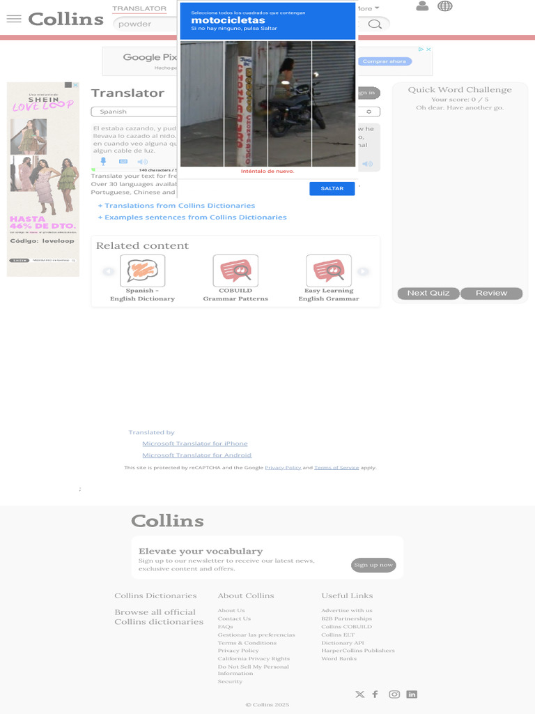 French English Translator With EXAMPLES Collins | PDF