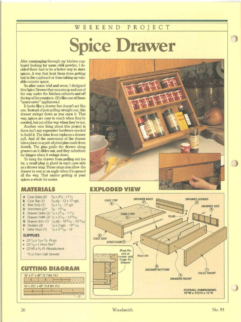 Spice Drawer CC | PDF