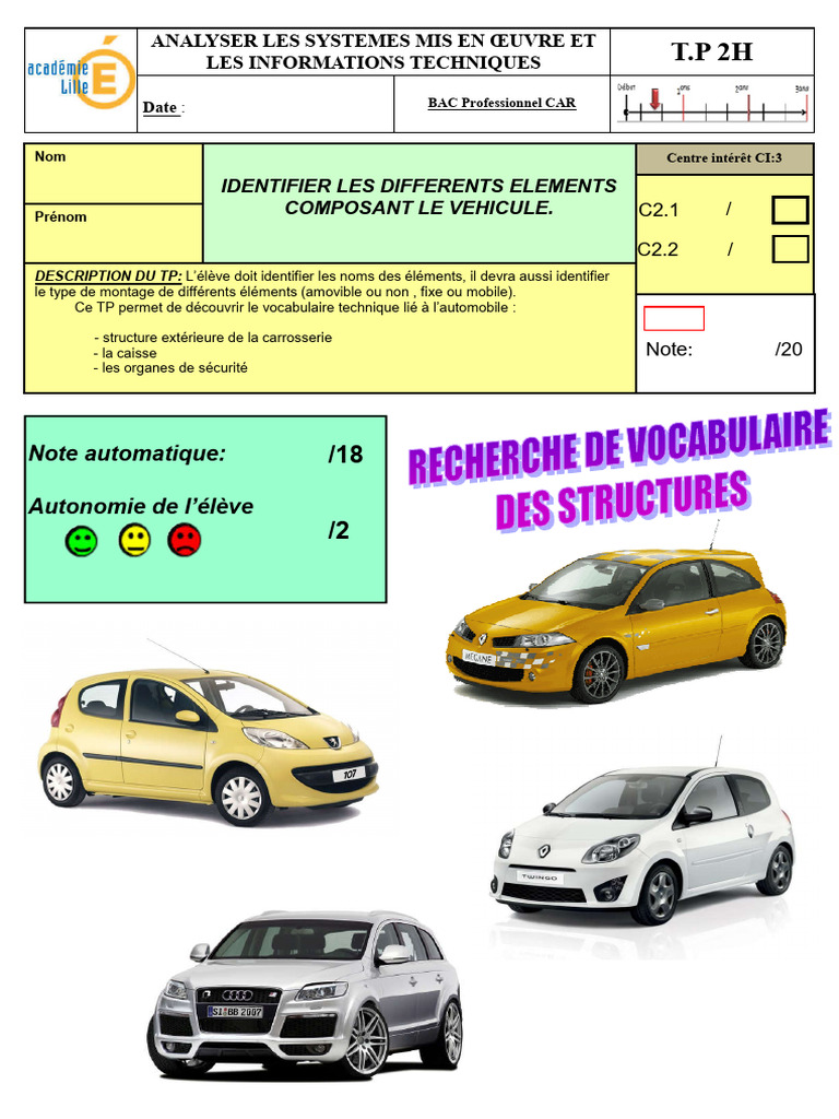 TD4 Structure | PDF | Véhicule motorisé | Véhicules