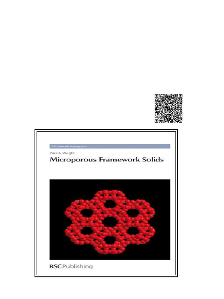 Microporous Framework Solids RSC Materials Monographs Paul A. Wright ...
