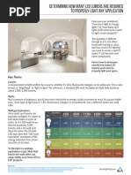 Standard Lux Levels by Room Type | PDF | Lighting | Building Engineering