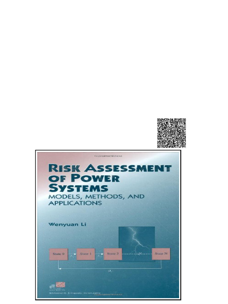 Risk Assessment of Power Systems Models Methods and Applications IEEE ...
