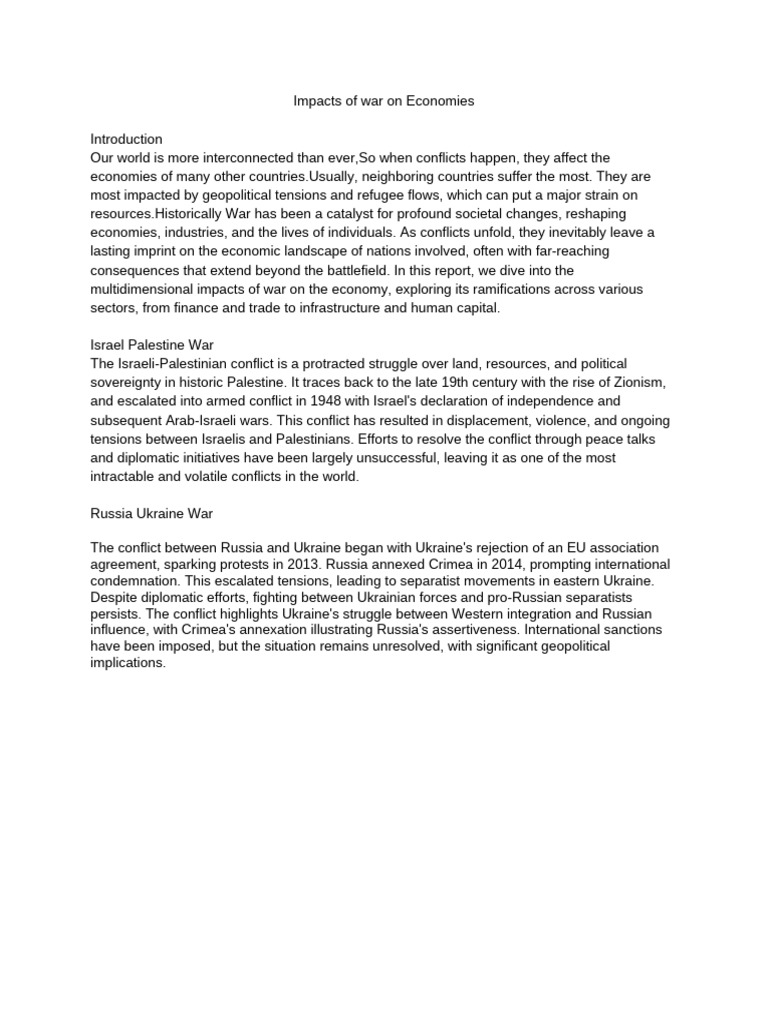 Economics CIA Report | PDF