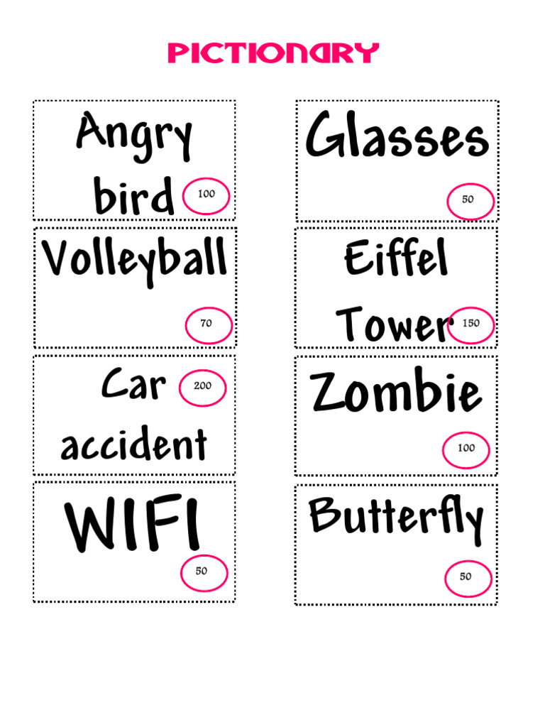Pictionary | PDF