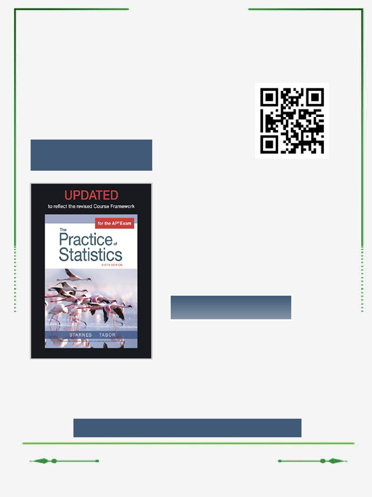 The Practice of Statistics 6th Edition Updated Daren S. Starnes