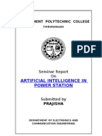 Seminar Report - Artificial Intelligence in Power Station
