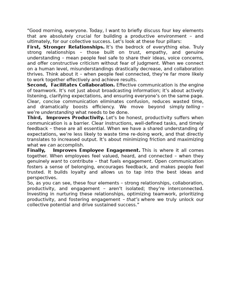 English Assembly Presentation | PDF