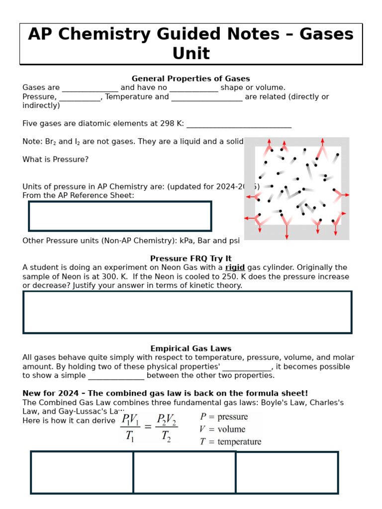 Gases+Guided+Notes+2025 2026 | PDF