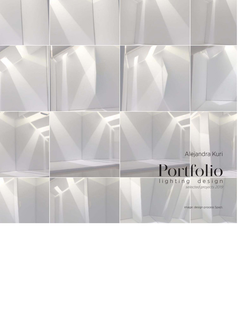 Lighting Design Portfolio #5 | PDF