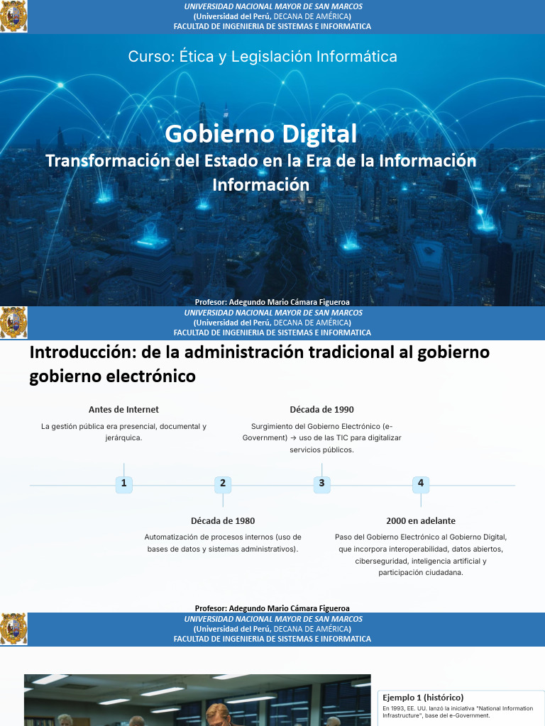 Gobierno Digital Transformacion Del Estado en La Era de La Informacion ...