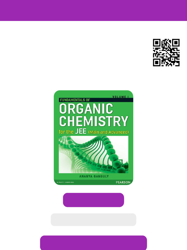 Fundamentals of Organic Chemistry For The JEE - Vol I (Main and ...