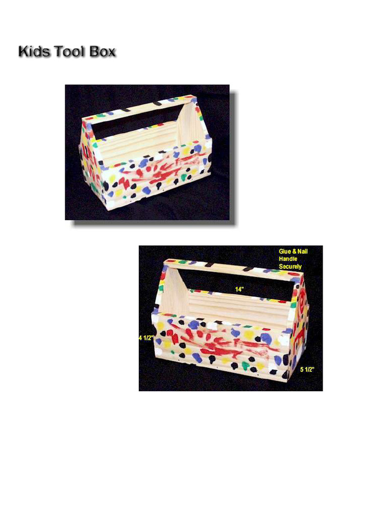 Kids Project - Toolbox | PDF