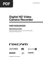 Download Manual Sony HXR-NX5U by ssnboytb SN101436749 doc pdf