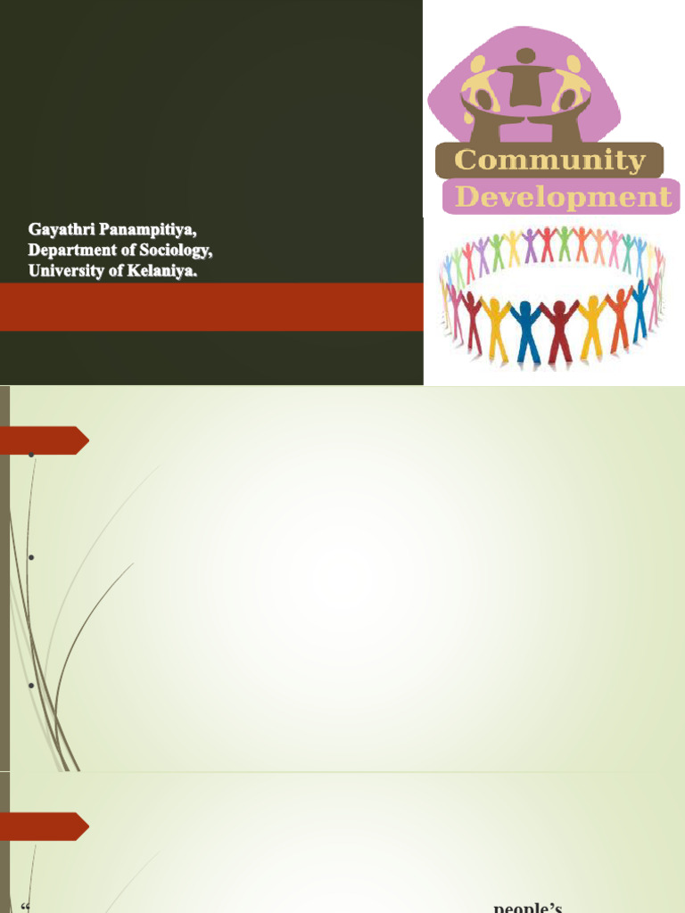 Community Development - English | PDF