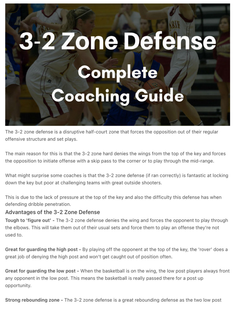 3-2 Zone Defense 2026 | PDF
