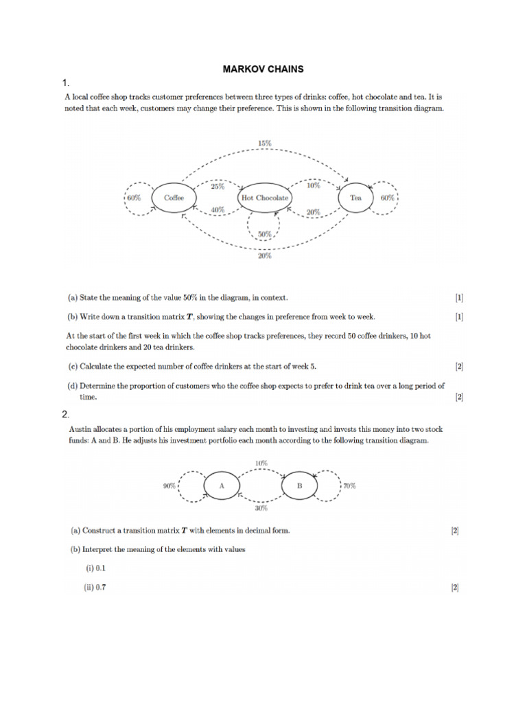 Markov Chains | PDF