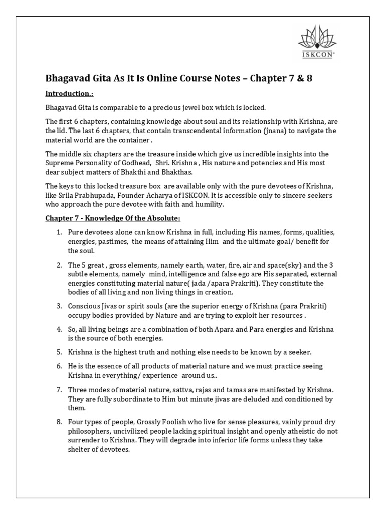 BG-Ch.7&8 Notes | PDF