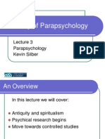 A History of Parapsychology