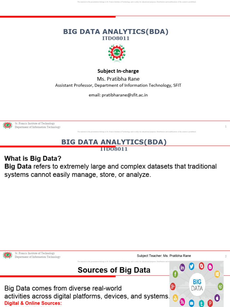 BDA1 | PDF