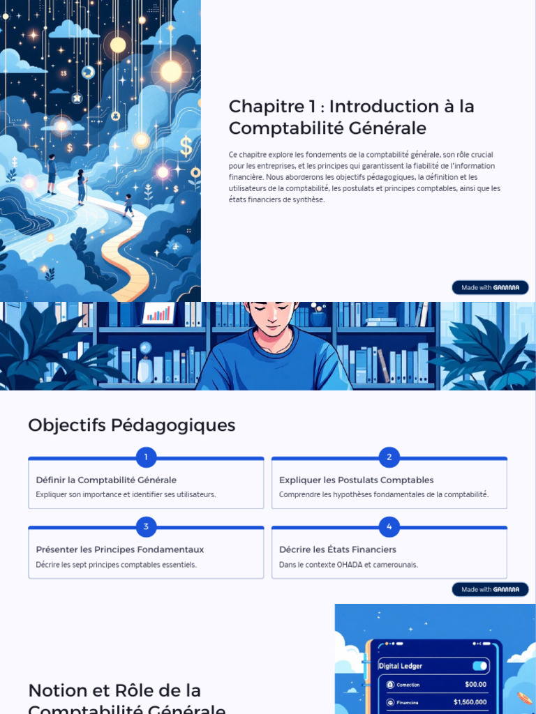 Chapitre 1 Introduction A La Comptabilite Generale | PDF