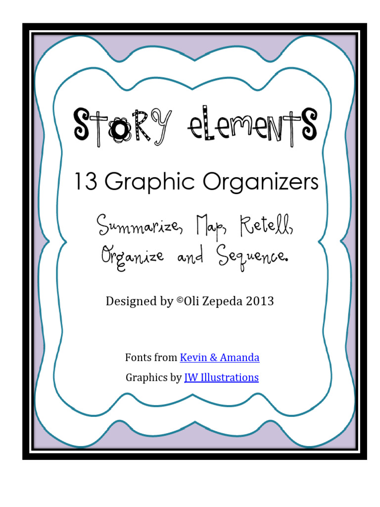 13 Graphic Organizers: Story Elements | PDF