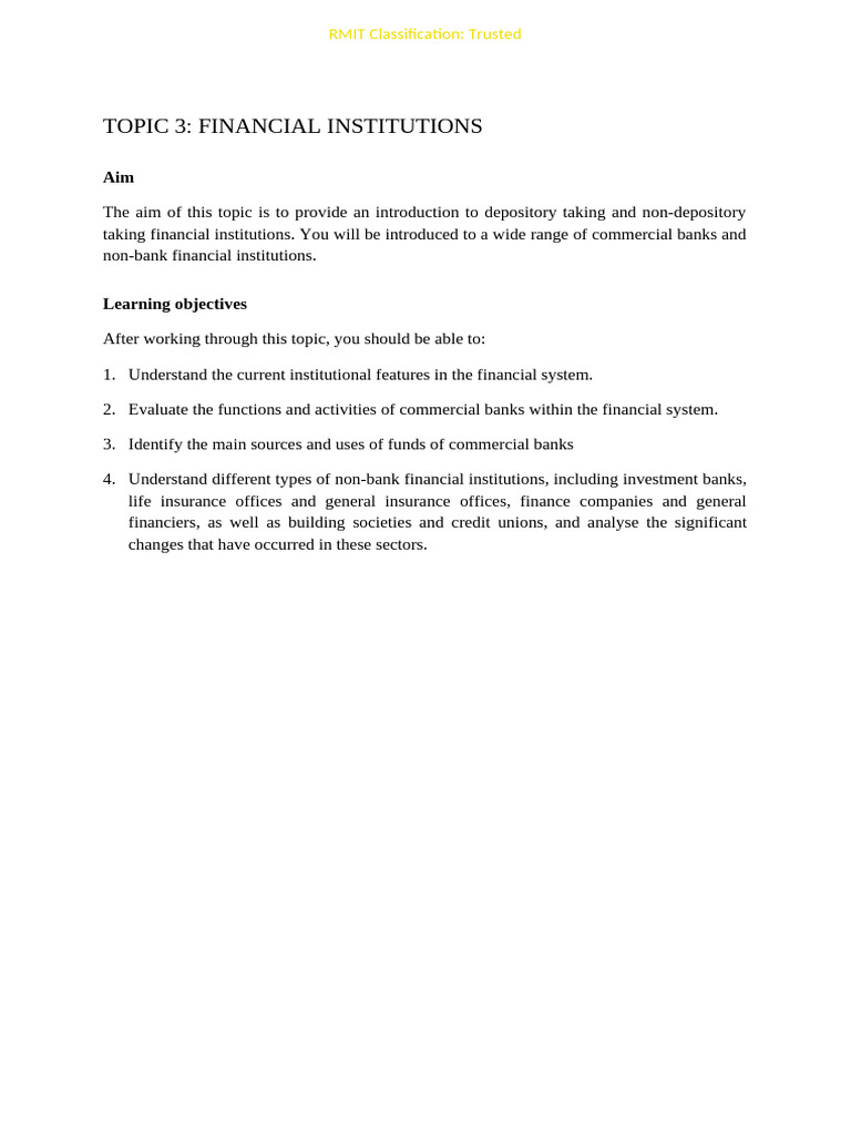 TOPIC 3 Notes | PDF