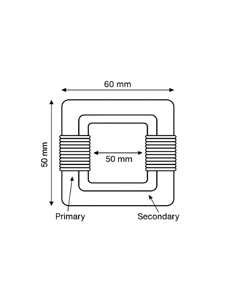 Transformer Diagram With Dimensions | PDF
