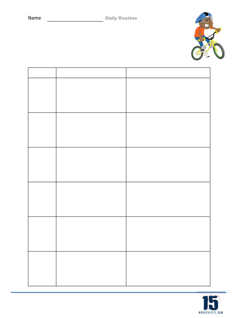 My Daily Routine | PDF