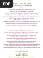 3-Course Menu Selection Guide | PDF