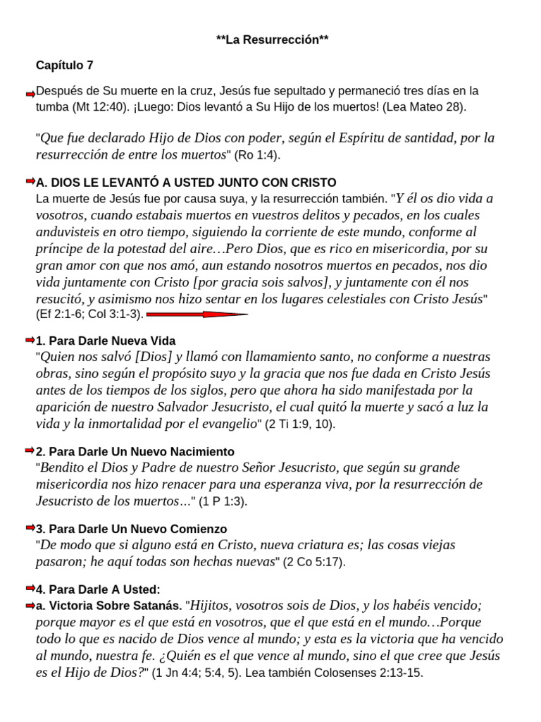 Cap. 7 La Resureccion | PDF