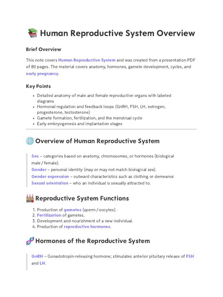 FINAL Reproductive | PDF