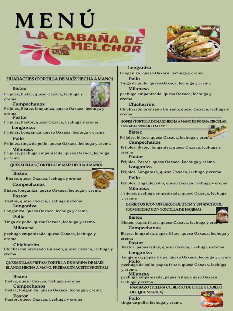 Menu | PDF