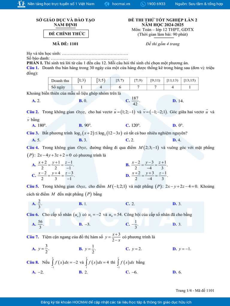 Toán | PDF