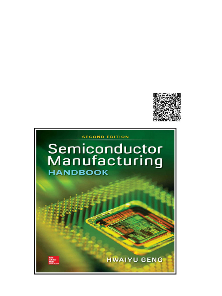 Semiconductor Manufacturing Handbook, Second Edition - Ebook PDF | PDF